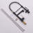 Single-Handle Commercial Kitchen Faucet with Pull-Down Sprayer