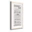"Bathroom Rules" - Art textuel sur toile-451820830