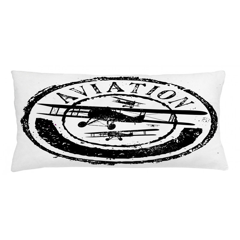 Gavrich Airplane Aviation Outdoor Cushion Cover, 40cm H x 90cm W