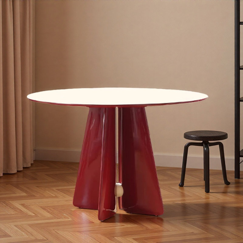 Table ronde moderne et minimaliste multifonctionnelle, H 29,52 po x L 43,3 po x l 43,3 po