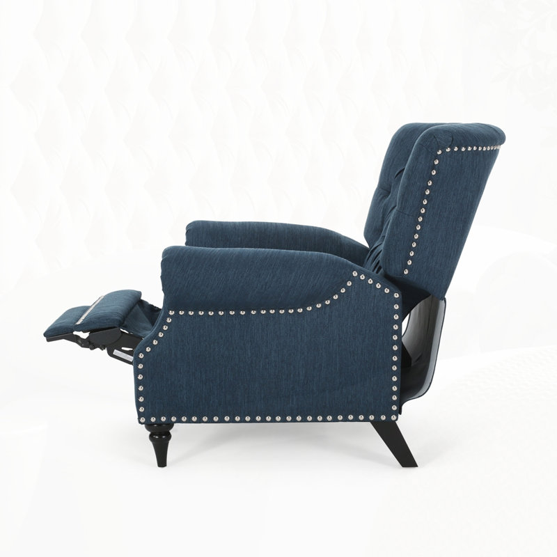 Fauteuil en tissu de style classique