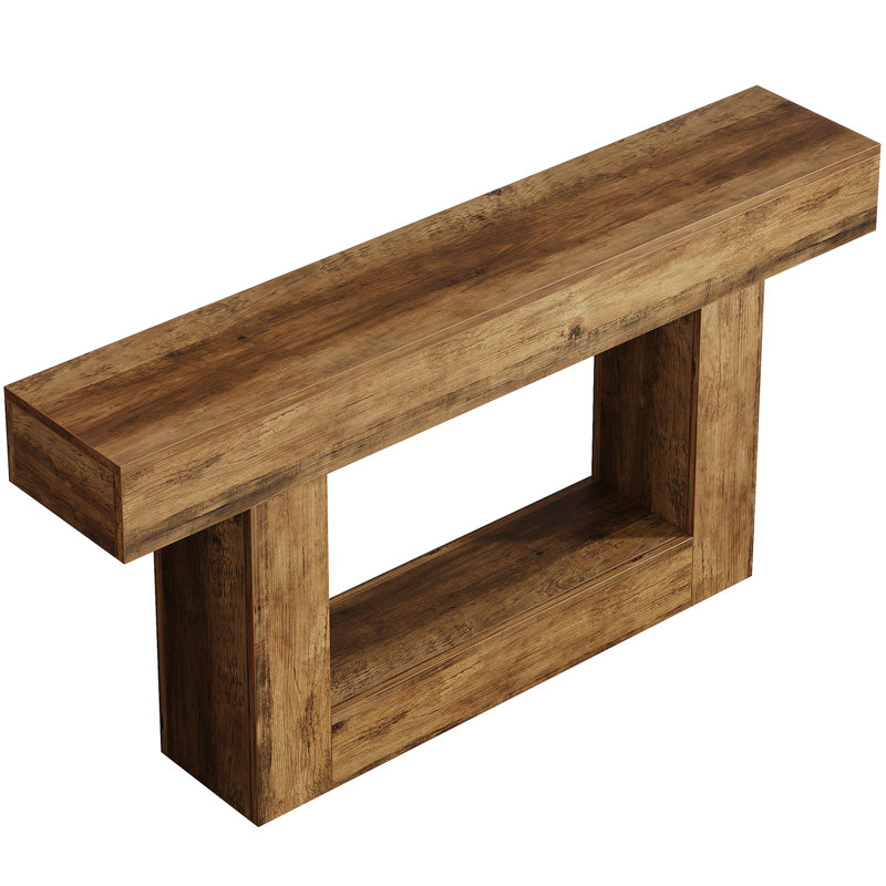 63" Console Table, Brown