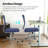 Amaiia Mid-Back Upholstered Armless Swivel Task Chair Ergonomic Adjustable Conference Chair-1375111838