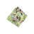 Tyson Pines Botanical Reversible Green Watercolor 20" X 20" Machine Washable Dinner Cloth Napkin Set Of 6