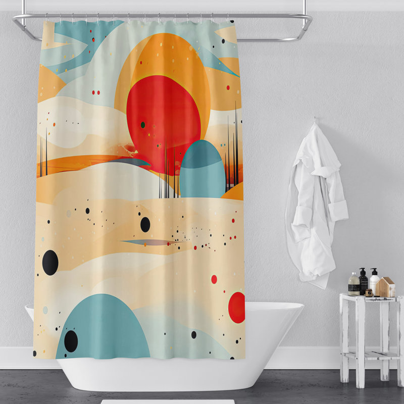 Rideau de douche Wilden, H 72 po x l 70 po