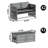 Mikaylah 3 - Piece Faux Leather Reception Set