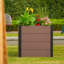 Jardinière surélevée 48 po x 25 po x 29 po sans fond en bois-1058363108-1058363109