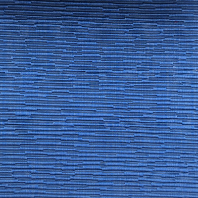 Plateau Fabric | Solid Textured Matelasse Embossed Fabric | Color Sapphire