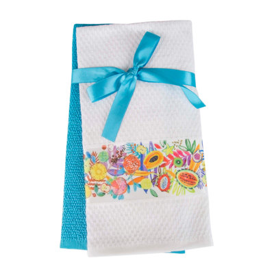 Ensemble de serviettes essuie-mains 100% coton 2 pièces Akuna