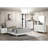 James White Upholstered Queen Panel Bed-1285376287-1285376285