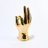 Aridai Gold "Ok" Hand Tabletop decor - 9" tall