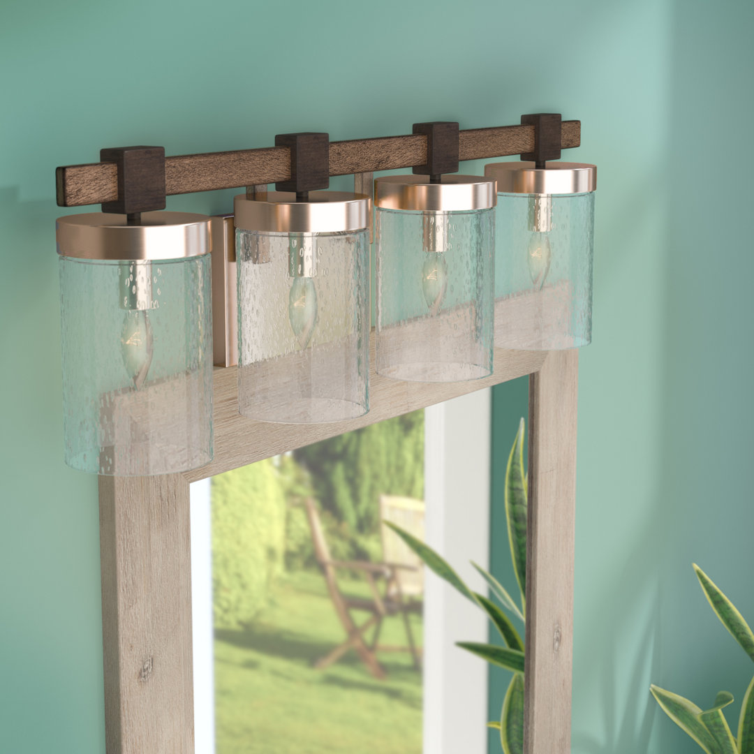 Lipson 4 - Light Dimmable Vanity Light Union Rustic