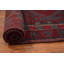 Tapis de couloir rouge en laine 8 pi 0 po x 2 pi One-of-a-Kind