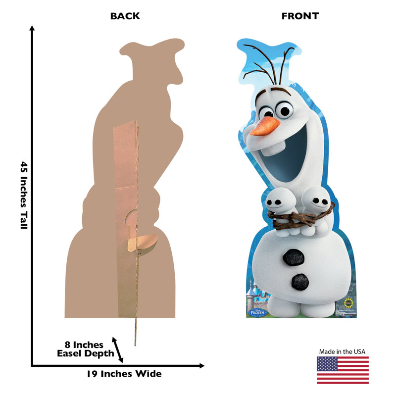 Olaf Hugging Snowgies Frozen Fever Cardboard Standup