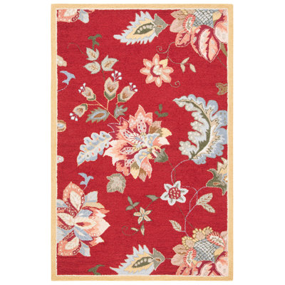 Chelsea Hand Hooked Wool Floral Rug