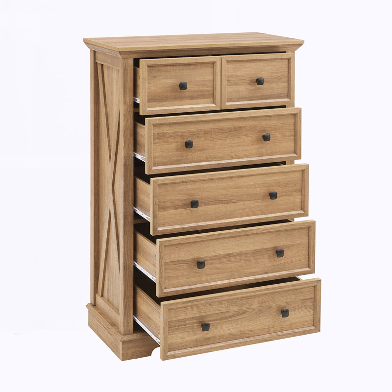 Commode 6 tiroirs, Oak