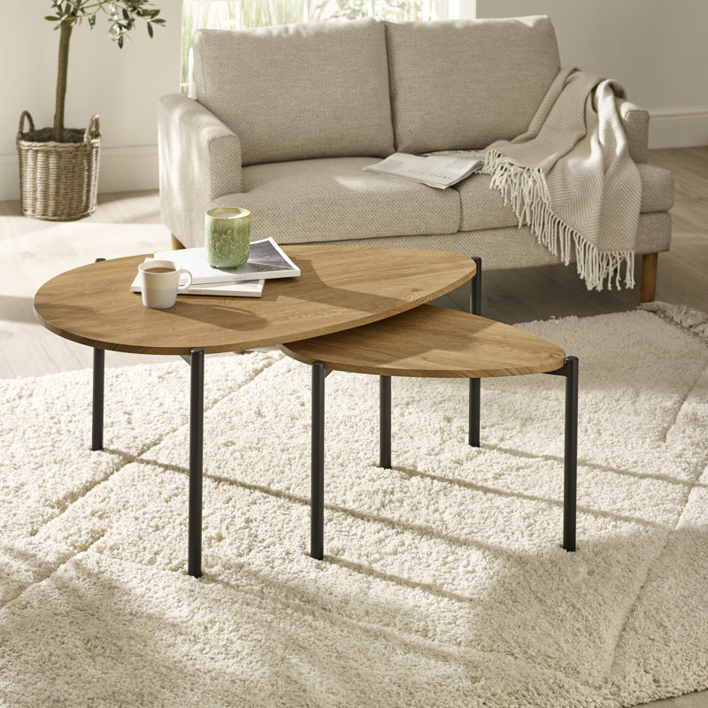 Taniyha Three Leg Coffee Table, Oak