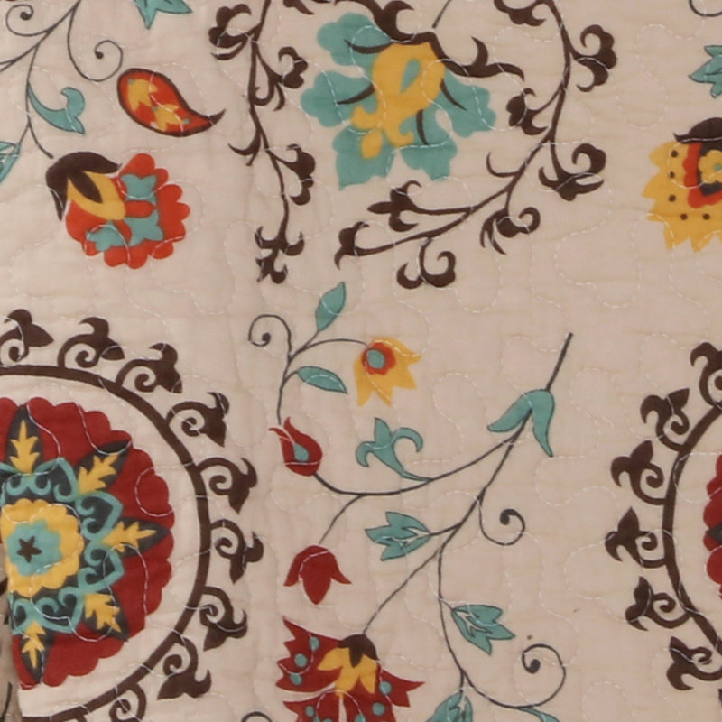 Greenland Home Fasions Andorra Multi Standard Sham, 20x26, Standard