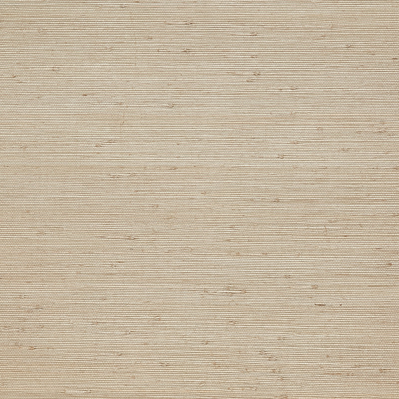 Rufas Tight Weave Jute Authentic Grasscloth Wallpaper, Beige Knotted