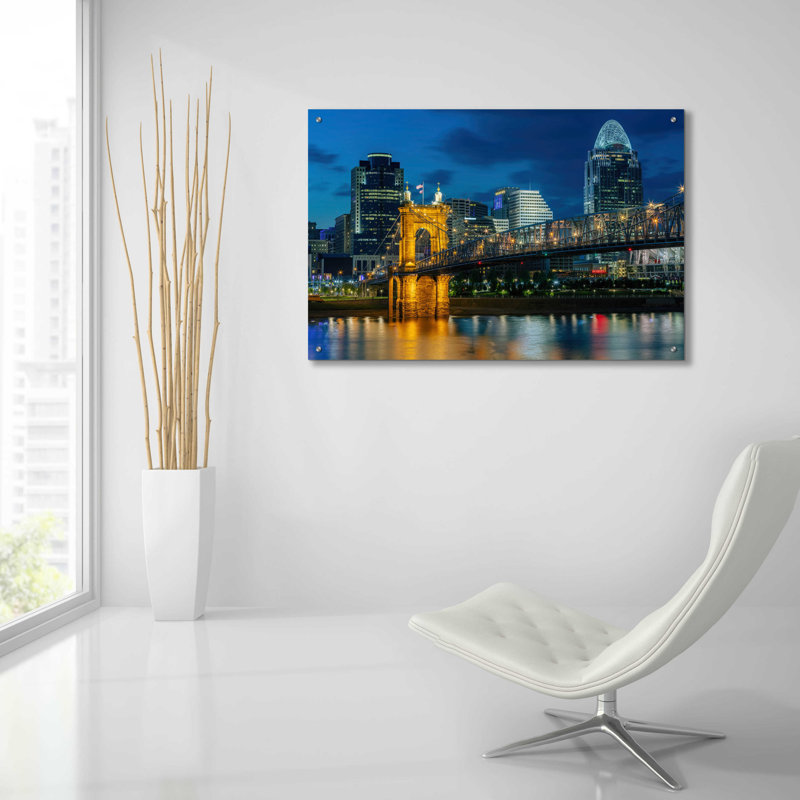 Cincinnati par Epic Portfolio - impression sans cadre, H 24 po x l 36 po x P 0,2 po