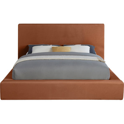 Ishia Velvet Upholstered Bed