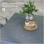 Table de salle à manger extensible pour l'extérieur, table de patio à cadre en aluminium de 41 à 83 po avec plateau en acier effet bois, table de patio extensible pour 6 à 8 personnes