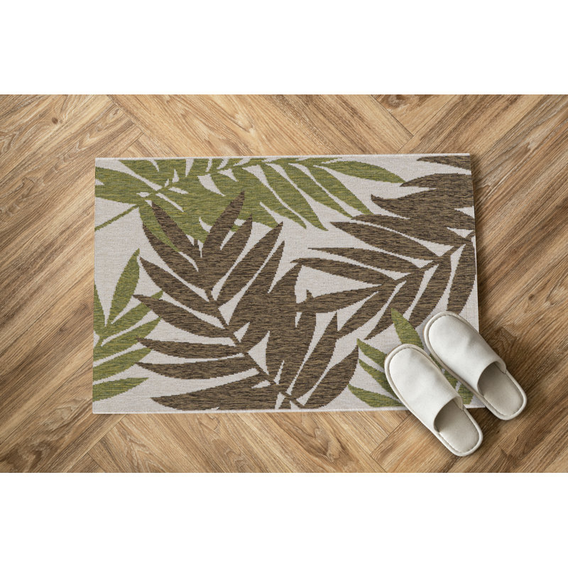 Springcreek Floral Indoor / Outdoor Rug, Rectangle 2'7" x 3'3"