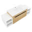 Meuble-lavabo mural avec lavabo en résine et rangement modulaire-129691245