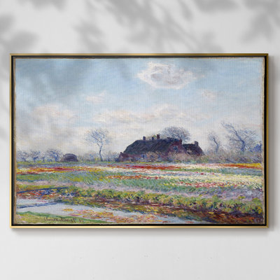 Tulip Fields At Sassenheim, Near Leyde, 1886, reproduction d'art sur toile