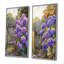 Hortensias d'été par The Farm Fence I - impressions sur toile florales 2 panneaux-437659535-437659538