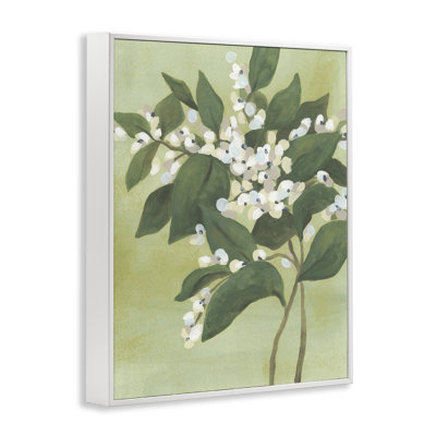 Verdant Branch Bloom Framed Giclee, design by June Erica Vess