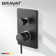 Bravat Solid Brass Light Oil Rubbed Bronze 2-Way Shower Control Mixer Valve