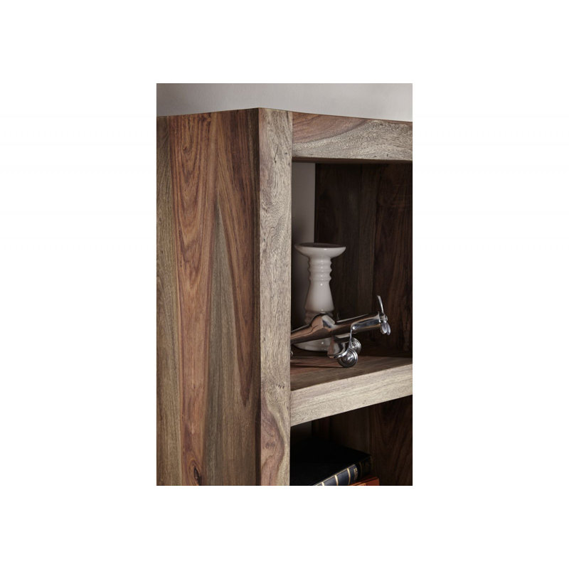 Nature 174cm H x 48cm W Solid Wood Cube Bookcase