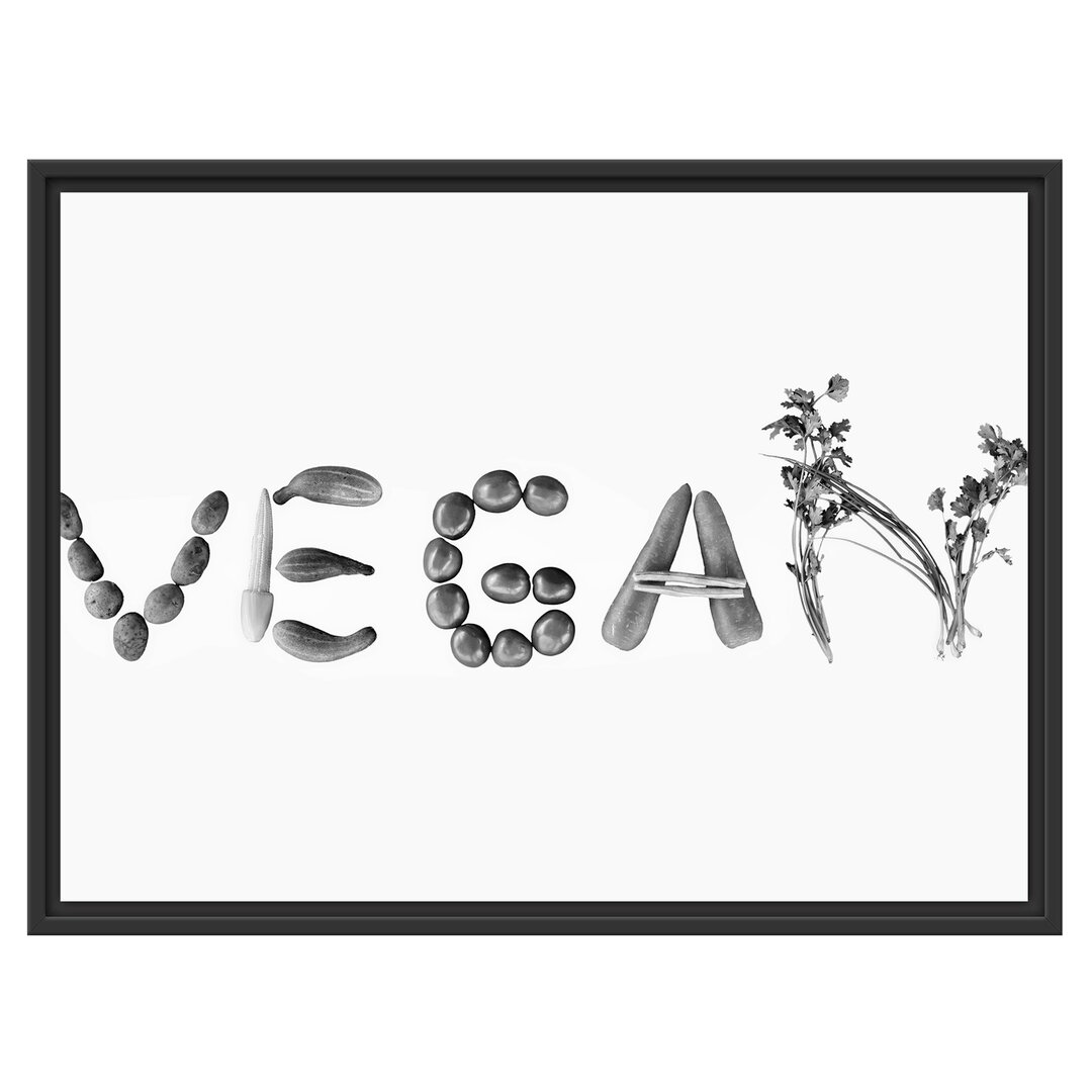 Gerahmtes Wandbild Vegan GemÃ¼se