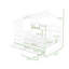 Lit plateforme en bois avec 2 tiroirs Alakai-333855542-333855543