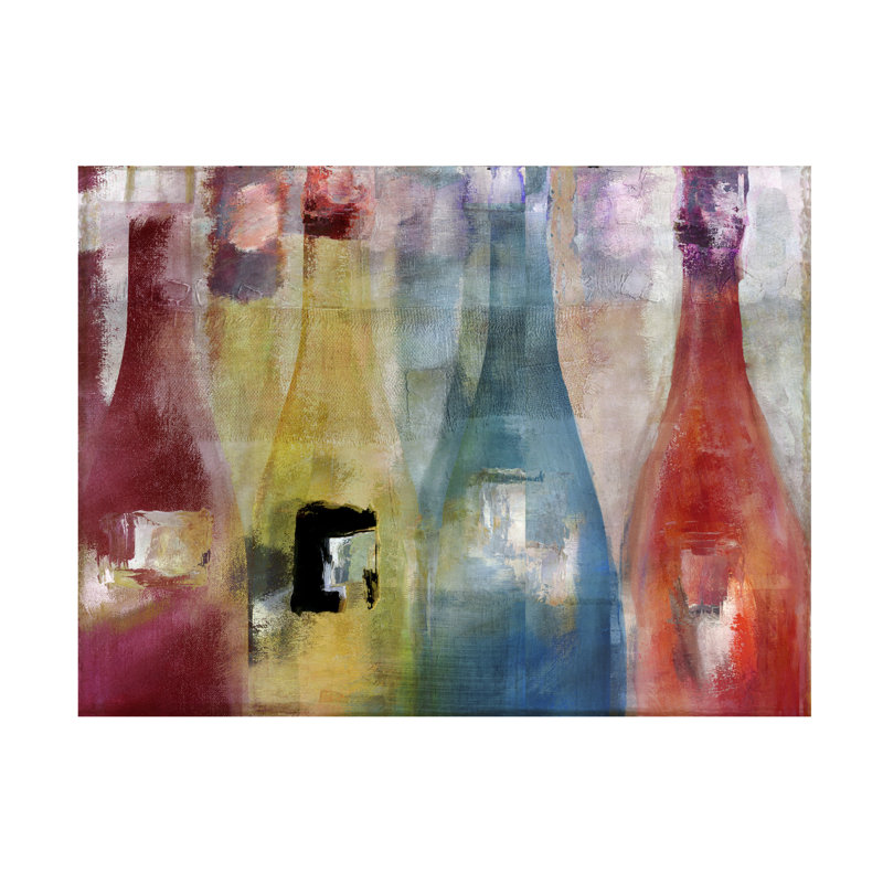 Art sur toile «Bouteilles II» bolognaise deologia_ALI73174, H 14 po x l 19 po