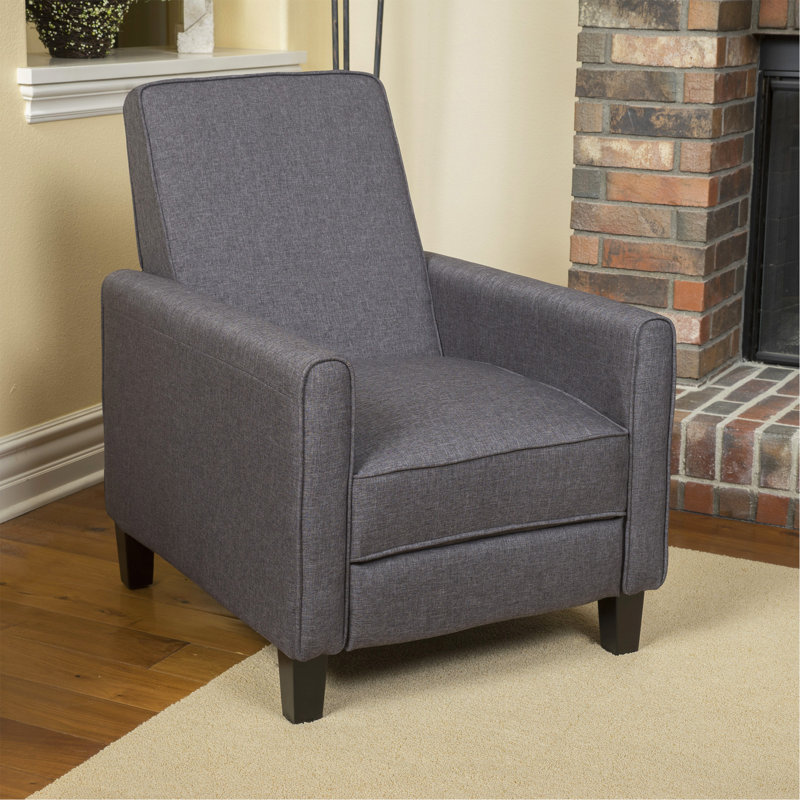 Fauteuil inclinable manuel en lin, Fumée
