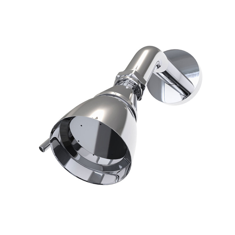 Coral Round Solid Brass Shower Faucet Set (Valve Included), Chrome