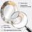 Gold And Grey A Marble Effect V - Abstract Oval Decorative Mirror On Metal-1855079758