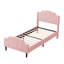 Bogley Upholstered Velvet Bed-533949313-533949317