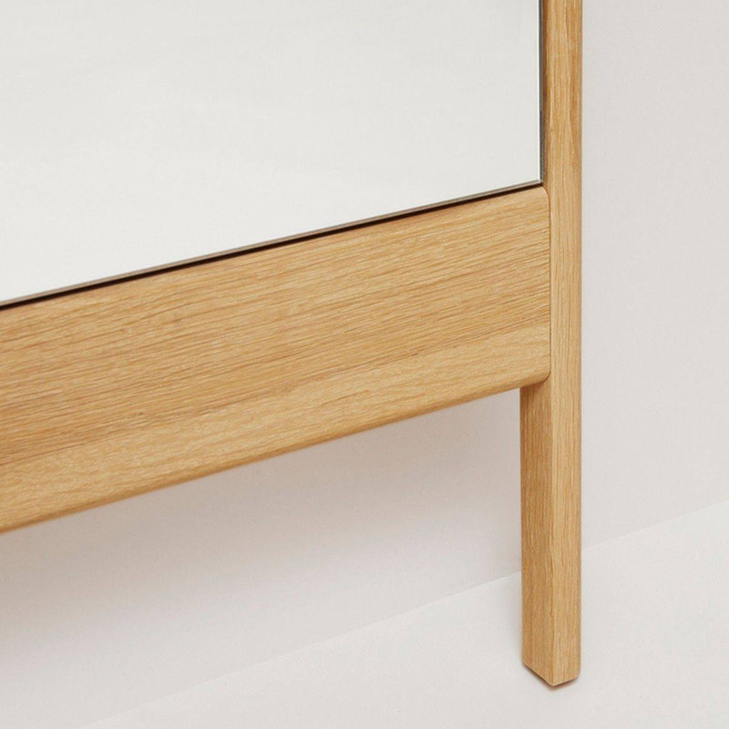Miroirs pleine longueur rectangulaires en bois massif