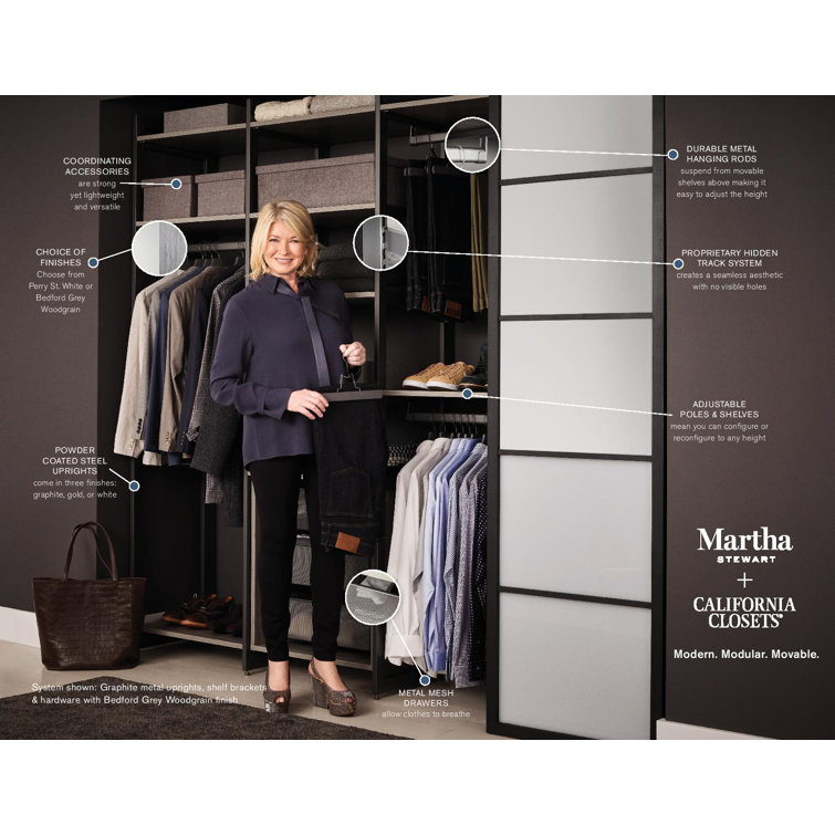 Martha Stewart 4ft Pantry Storage & 3 Bin Cabinet System