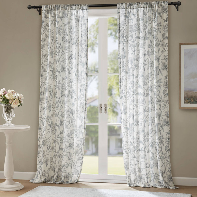 Lana Window Panel, Blue