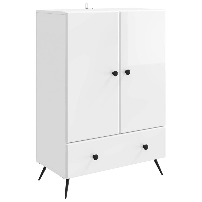 66cm Sideboard, High Gloss White