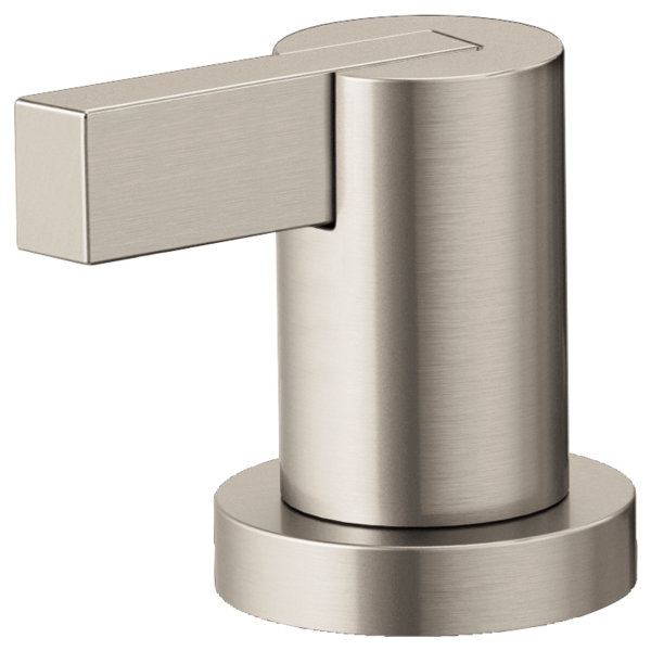 Litze® Roman Tub Faucet, Luxe Nickel, Extended Lever