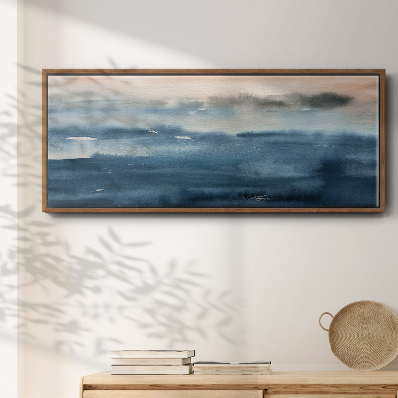 Lake Sunrise- Framed Canvas