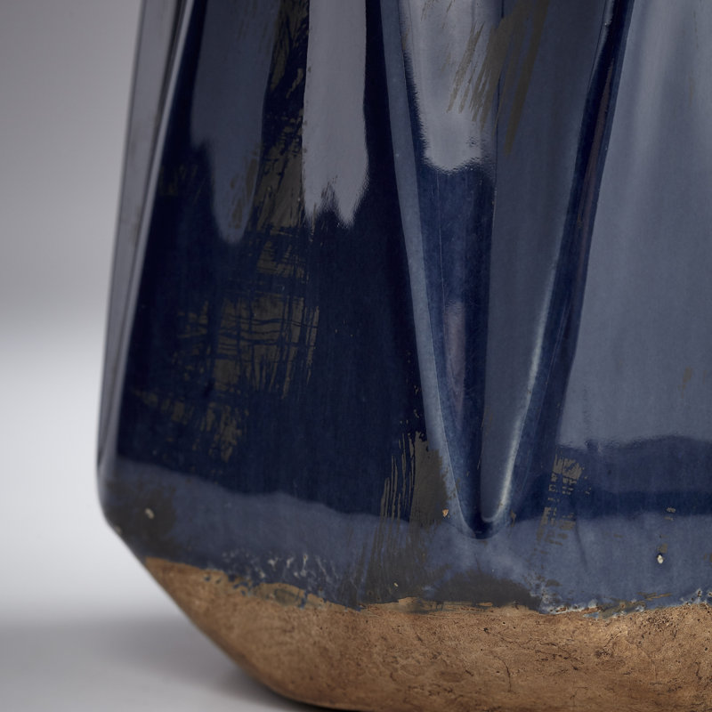 Chamos Handmade Ceramic Planter, 7.25" H x 7" W x 7" D