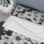 Ensemble de housse de couette transitionnel noir et blanc Floral Garden II-109146462