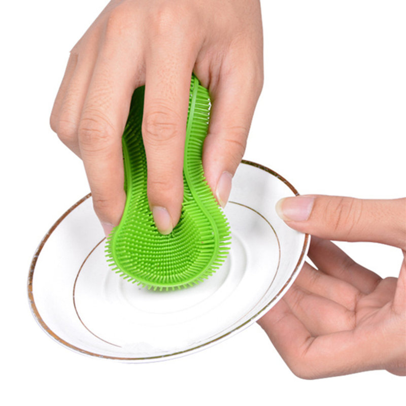 clean brush 1Pc Washing Sponge Kitchen Cleaning Tool