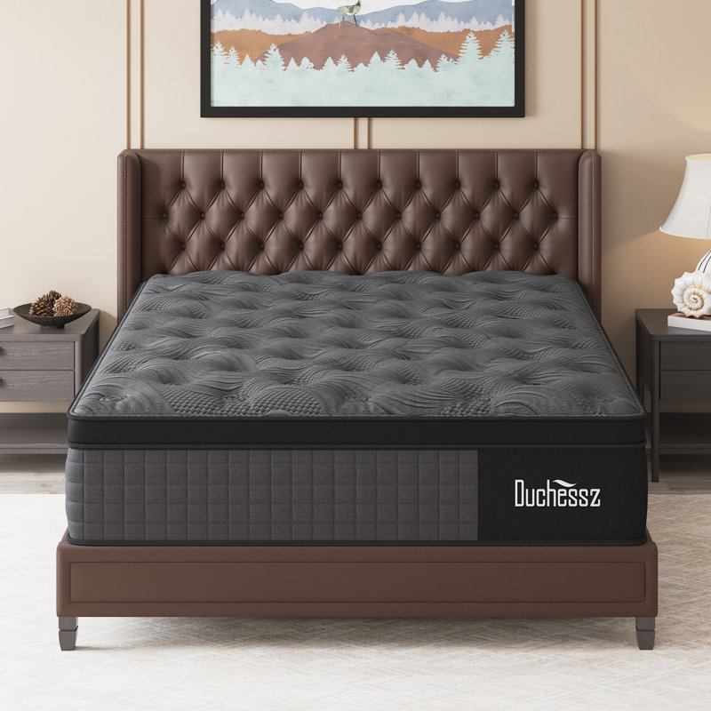 14'' Medium-Firm Hybrid Mattress with Gel Memory Foam Individual Pocket Springs Mattress in a box, 14", Queen